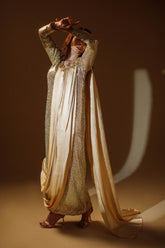 Ombrella - Golden Mirage - Georgette - Gold - 1 Piece