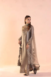 Musferah Saad - Whispers of Opulence - Tissue,Silk & Net - 3 Piece