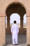 AlifYay White Kameez Shalwar - Cotton - 2 piece - AY-015
