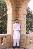 AlifYay White Kameez Shalwar - Cotton - 2 piece - AY-015