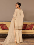 Oaks - Embroidered Suit Pret Masoori Beige - 3 Piece