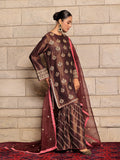 Oaks - Embroidered Suit Pret Masoori Maroon - 3 Piece