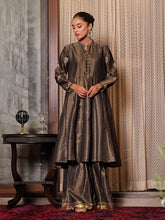 Oaks - Embroidered Pret Kurti Masoori Dark Grey - 1 Piece