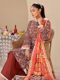 Oaks - Printed Unstitched Lawn Brown - 2 Piece