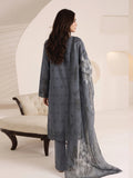 Oaks - ChickenKaari Unstitch Suit For Women - Dark Grey - 3 Piece