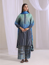 Oaks - Lawn Suit For Women - Blue - 3 Piece