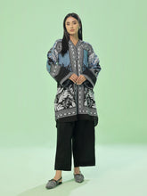 Oaks - Lawn Printed Unstitch Suit For Women - Grey - 1 Piece