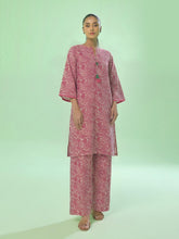 Oaks Printed Lawn Unstitched Pink 1 Piece