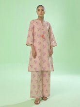 Oaks Printed Lawn Unstitched Peach 1 Piece