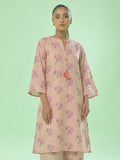 Oaks Printed Lawn Unstitched Peach 1 Piece