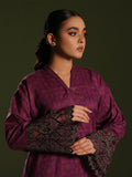 Oaks - Embroidered Unstitched Cambric Magenta - 2 Piece