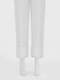 Oaks - Women White Lawn Trouser - 1 Piece