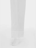 Oaks - Women White Lawn Trouser - 1 Piece