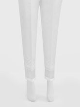 Oaks - Women White Silk Blend Trouser - 1 Piece