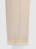 Oaks - Women Beige Silk Blend Trouser - 1 Piece