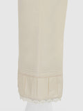 Oaks - Women Off White Lawn Trouser - 1 Piece