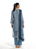 Oaks Embroidered Organza Net Unstitched Light Ferozi 3 Piece