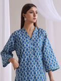 Oaks - Lawn Suit For Women - Blue - 2 Piece