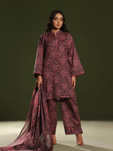 Oaks - Printed Pret Suit Cambric Brown - 3 Piece