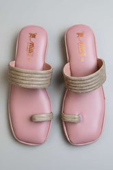 Milli Shoes - Platform Heel Kohlapuri For Women - Pink - Studio by TCS