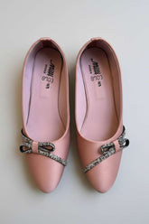 Milli Shoes - Satin Court Shoes For Women - Dusty Rose - Studio by TCS