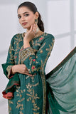 Rubys Couture - Zaabya - Sheesha Silk & Chiffon - 3 Piece