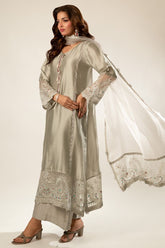 Zaaviay - Zaitooni Shaan - Olive Green - 3 Piece