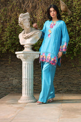 Reema Ahsan - Zyne - Ferozi - Kora Cotton - 2 Piece