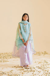 Hummingbirdspk - Gul-e-Yass Lilac & Blue Butterfly Suit