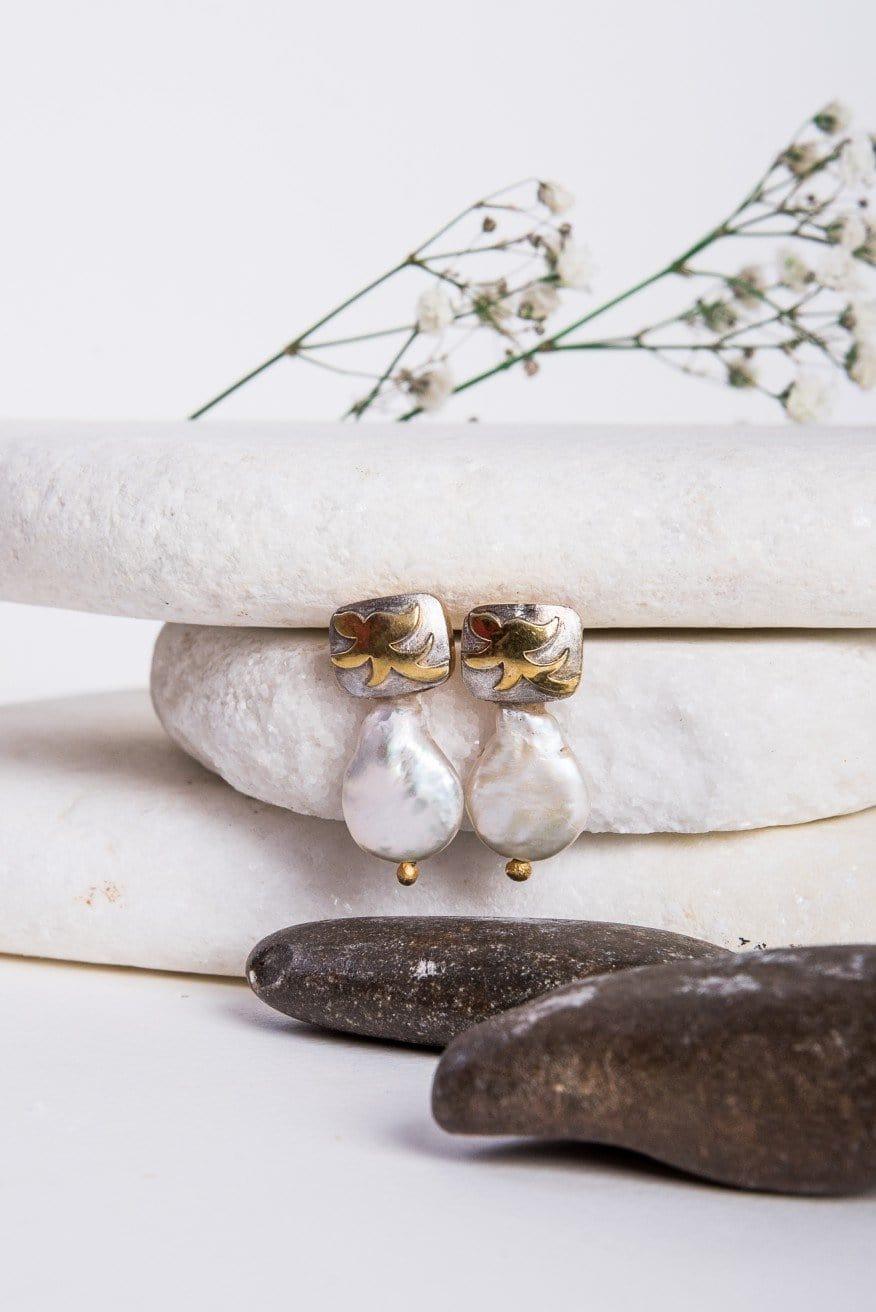 Shaista Jewelry - Carved Earrings