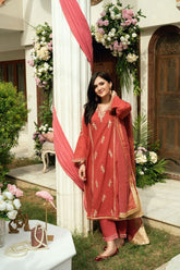 Omal by Komal - Mehrmah - gold maysuri - 3 Piece