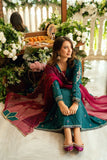 Omal by Komal - Mahrukh - Teal - 3 Piece