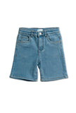 Hummingbirds - Blue Denim Shorts - Blue - 1 Piece