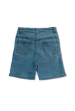Hummingbirds - Blue Denim Shorts - Blue - 1 Piece