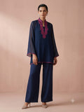 Maheen Khan - Shabnam Co-ord set Navy 2 Piece