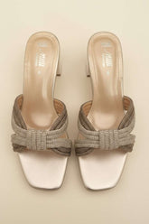 Milli Shoes - Fancy Slides - Silver