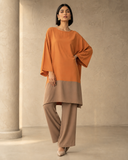 Gulabo Desert Chic Co-ord set Rust / Brown 2 Piece