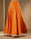 Gulabo Gulrukh Lehnga Orange 1 Piece