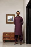 Deepak Perwani - jkt1420 & kas890 - Burgundy - 3 Piece