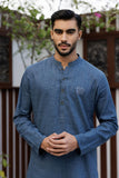 Deepak Perwani - jkt1510, Kur1383 & Pja23 - Navy Blue - 3 Piece