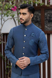 Deepak Perwani - jkt1510, Kur1383 & Pja23 - Navy Blue - 3 Piece