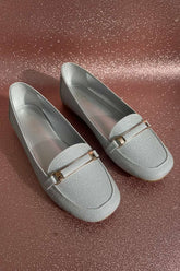 Milli Shoes - Semi Formal Loafers For Women - Silver