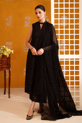 Cross Stitch - Chantelle Lace Chikankari Lawn Unstitch Suit For Women - 4 Piece