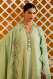 Cross Stitch - Pepper Mint Chikankari Lawn Unstitch Suit For Women - 3 Piece