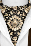 Black Wolf - MANDALA ART SILK ASCOT - Black - 1 Piece