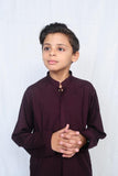 Mom4Little - Burgundy shalwar kameez set
