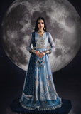 Sara Jahan - Rang E Bahar Chiffon Embroidered Suit For Women - Ice Blue - 3 Piece