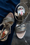 Milli Shoes - Fancy High Heels Sandals For Women - metallic Gray