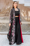 Malook - Zareesh - Black - Embroidered Raw Silk - 3 Piece - Studio by TCS