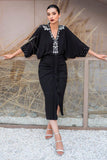 Malook - Elmas - Black - Embroidered Silk - 2 Piece - Studio by TCS